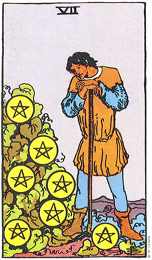 Pentagrammen VII, tarotgedicht en tarotkaart